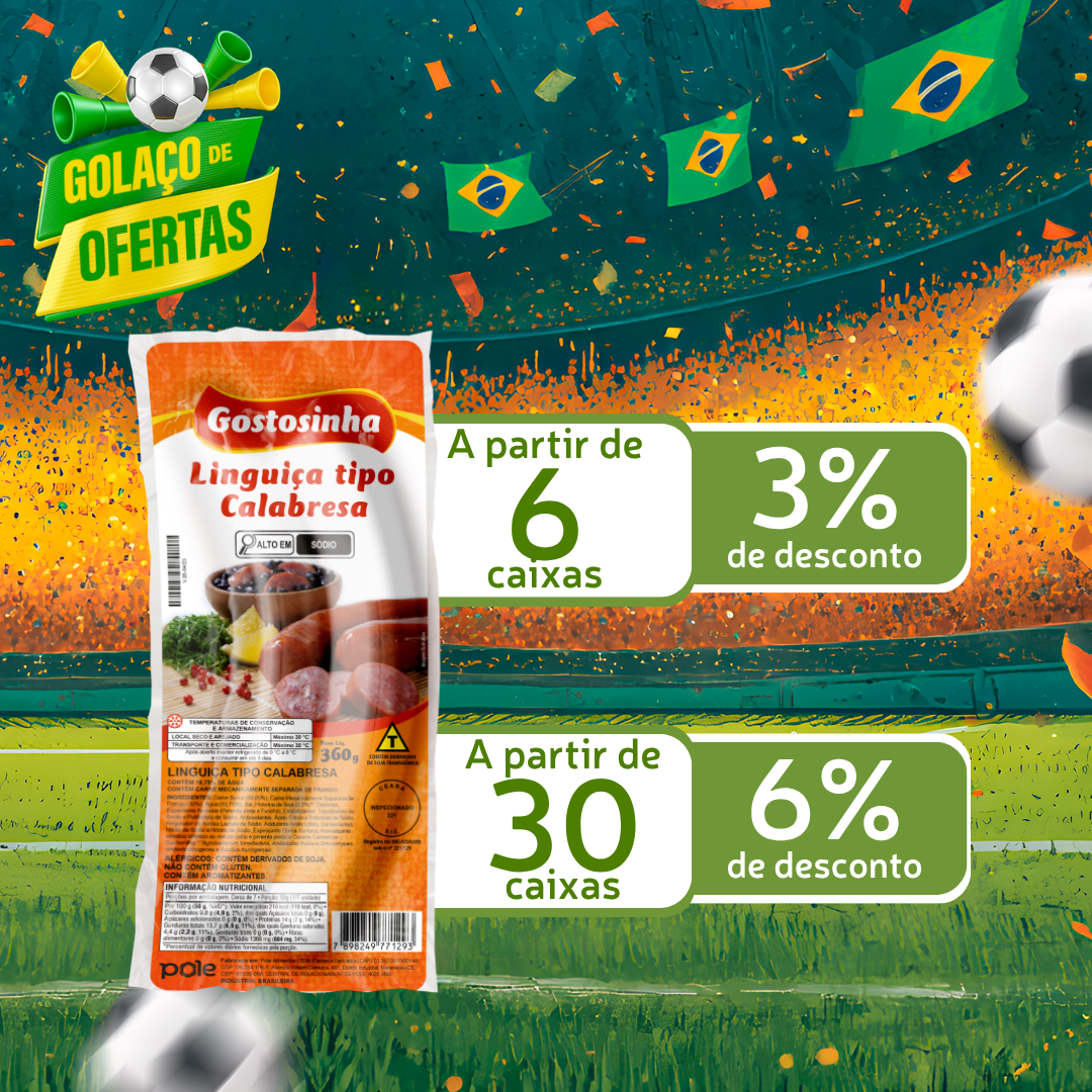 Lingui&ccedil;a Calabresa 360g - Gostosinha